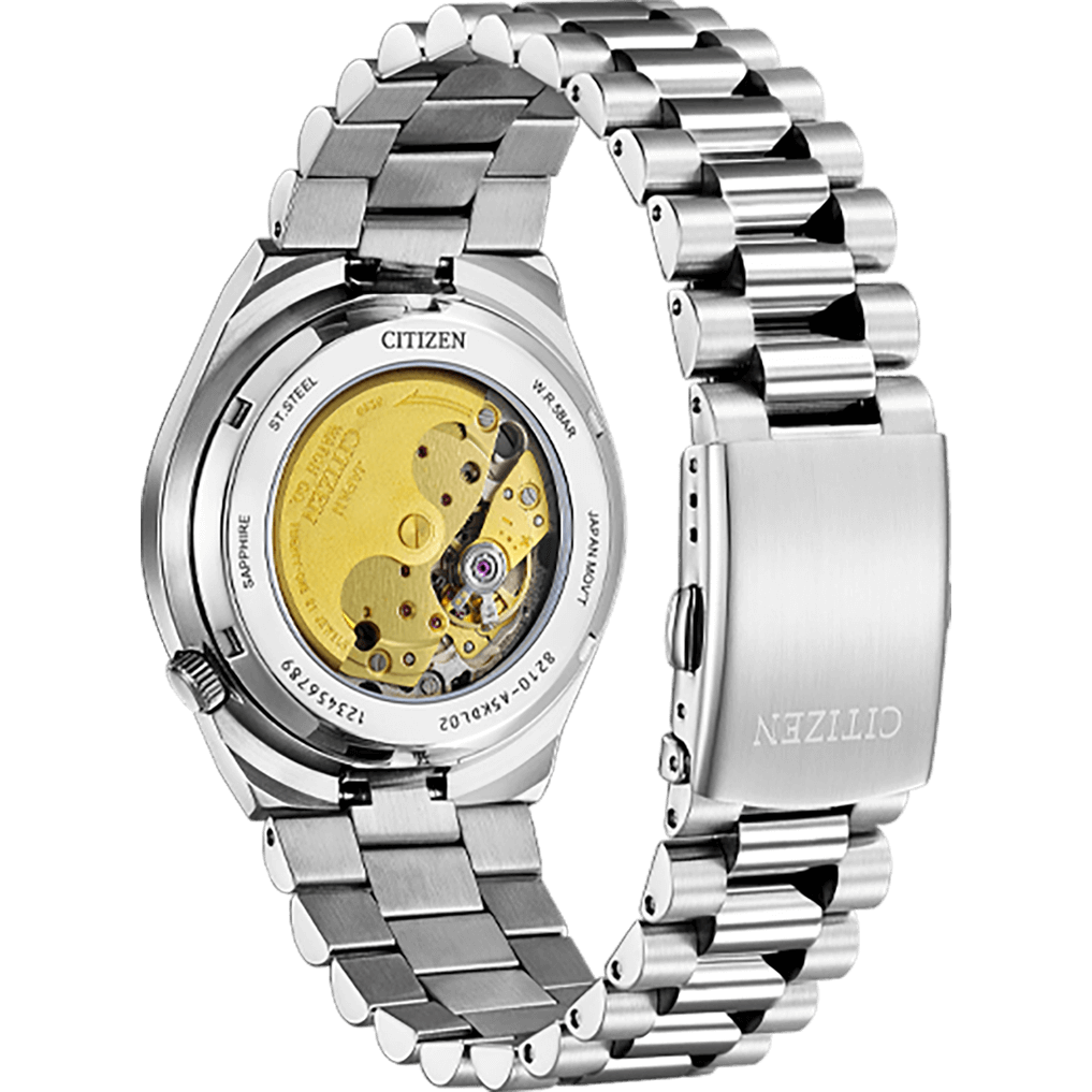 Citizen TSUYOSA champagne wijzerplaat automatisch NJ0151-88W 40 mm horloge