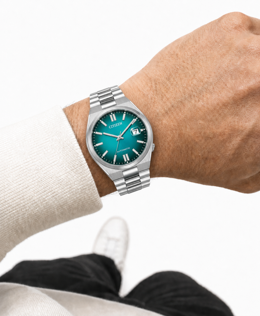 Citizen TSUYOSA Turquoise Dial Automatic NJ0151-88X 40mm Watch