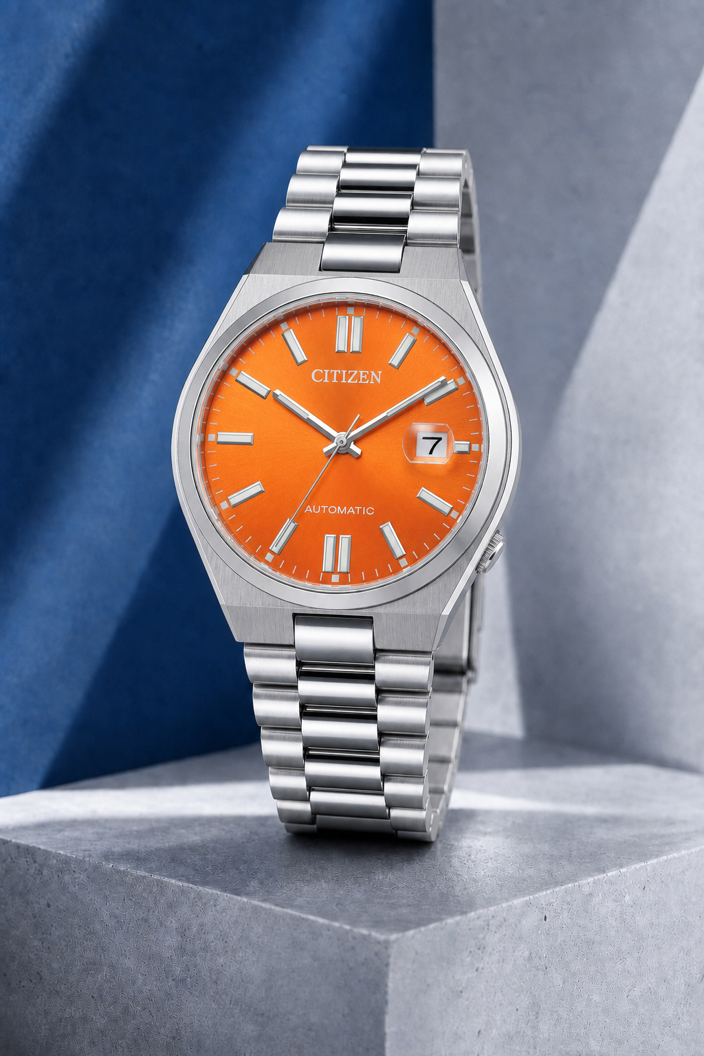 Citizen TSUYOSA Orange Dial Automatic NJ0151-88Z 40mm Watch
