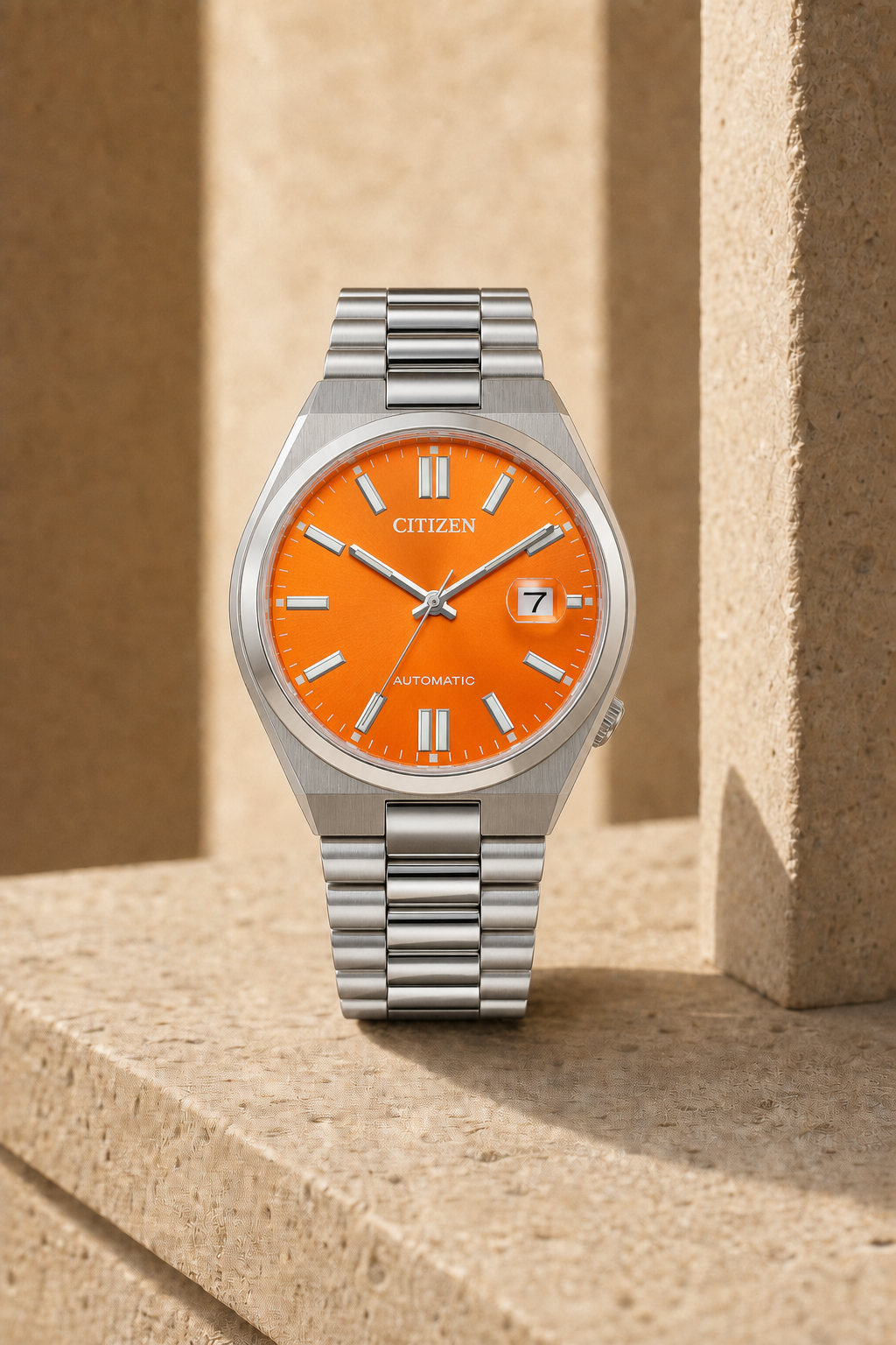 Citizen TSUYOSA Orange Dial Automatic NJ0151-88Z 40mm Watch