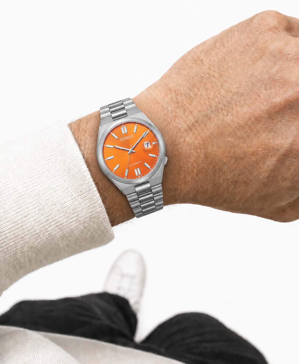 Citizen TSUYOSA Orange Dial Automatic NJ0151-88Z 40mm Watch