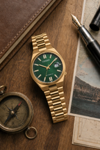 Citizen TSUYOSA Gold-Tone Green Dial Automatic NJ0152-51X 40mm Watch