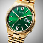 Citizen TSUYOSA Gold-Tone Green Dial Automatic NJ0152-51X 40mm Watch