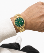 Citizen TSUYOSA Gold-Tone Green Dial Automatic NJ0152-51X 40mm Watch