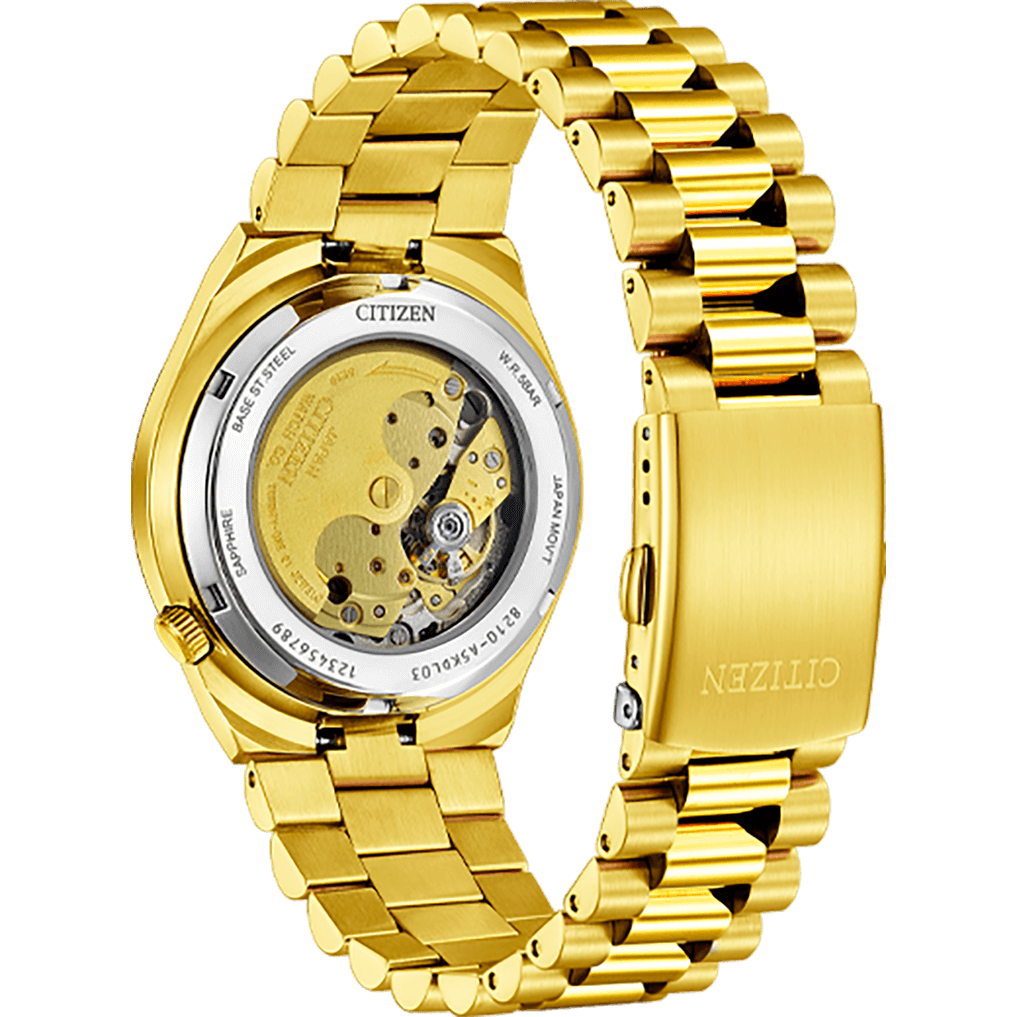 Citizen TSUYOSA Gold-Tone Green Dial Automatic NJ0152-51X 40mm Watch