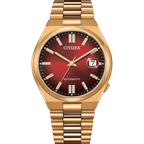 Citizen TSUYOSA Gold-Tone Wine Red Dial Automatic NJ0153-82X 40mm Watch