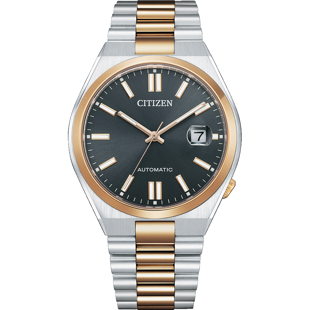 Citizen TSUYOSA Two-Tone Black Dial Automatic NJ0154-80H 40mm Watch
