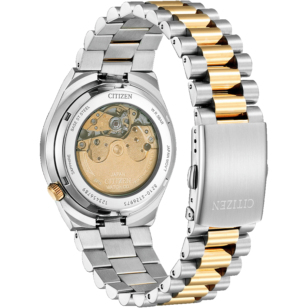 Citizen TSUYOSA Two-Tone Black Dial Automatic NJ0154-80H 40mm Watch
