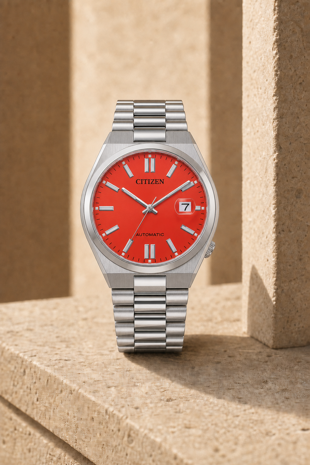Citizen TSUYOSA Red Dial Automatic NJ0158-89W 40mm Watch