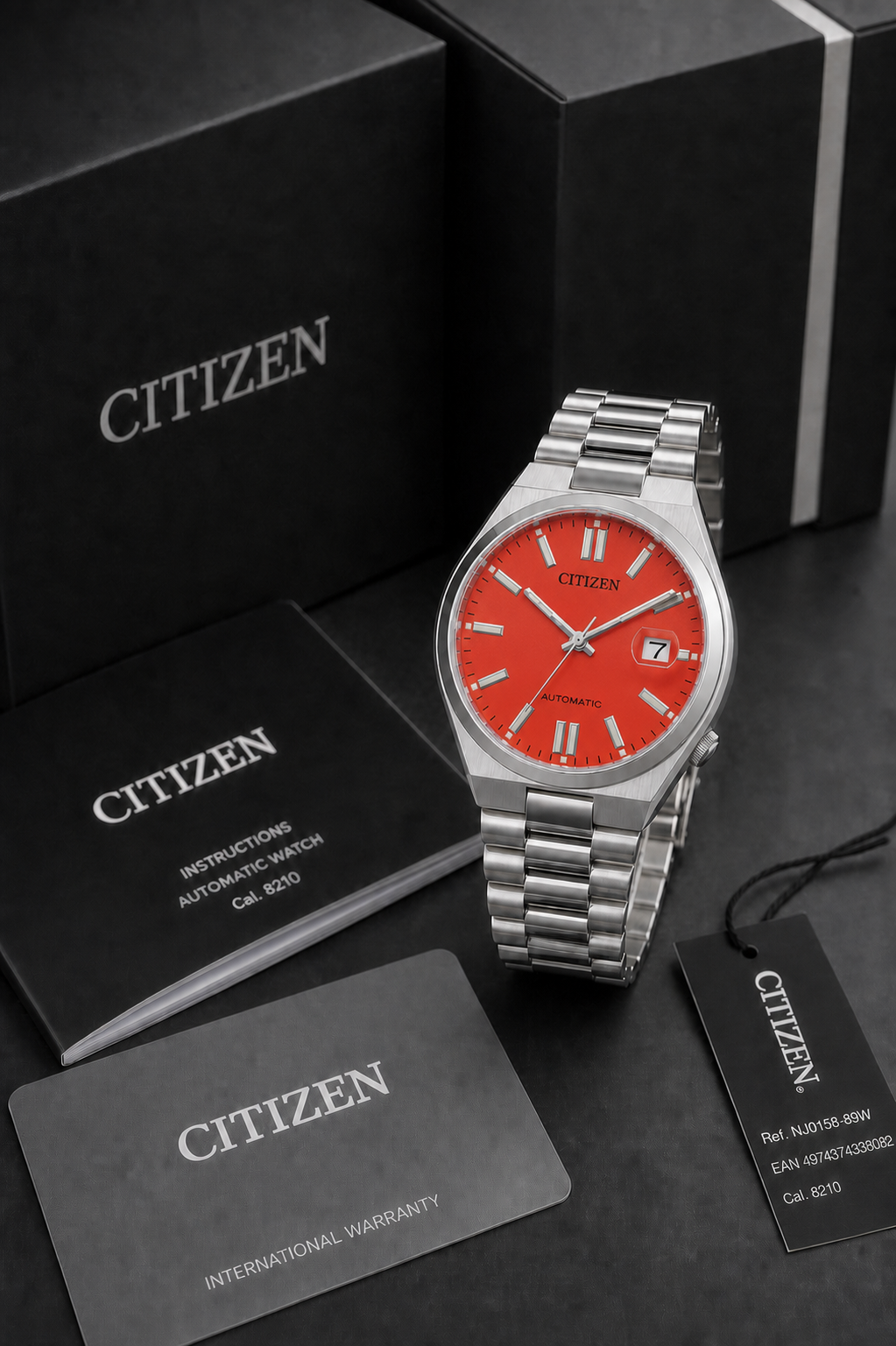 Citizen TSUYOSA Red Dial Automatic NJ0158-89W 40mm Watch