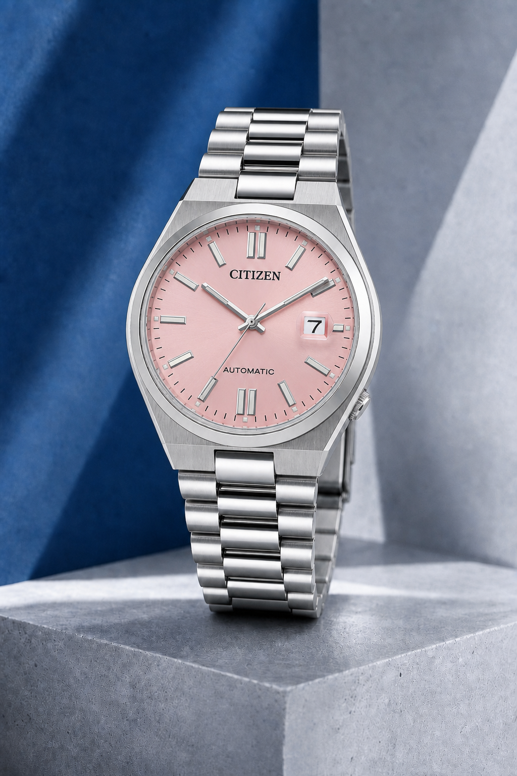 Citizen TSUYOSA Pink Dial Automatic NJ0158-89X 40mm Watch