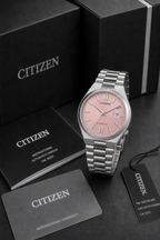 Citizen TSUYOSA Pink Dial Automatic NJ0158-89X 40mm Watch