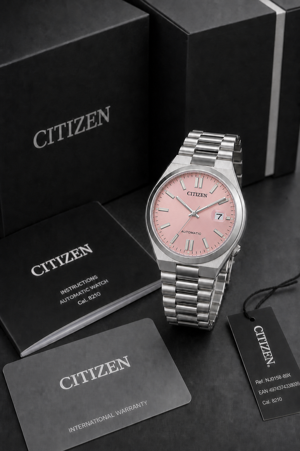 Citizen TSUYOSA Pink Dial Automatic NJ0158-89X 40mm Watch