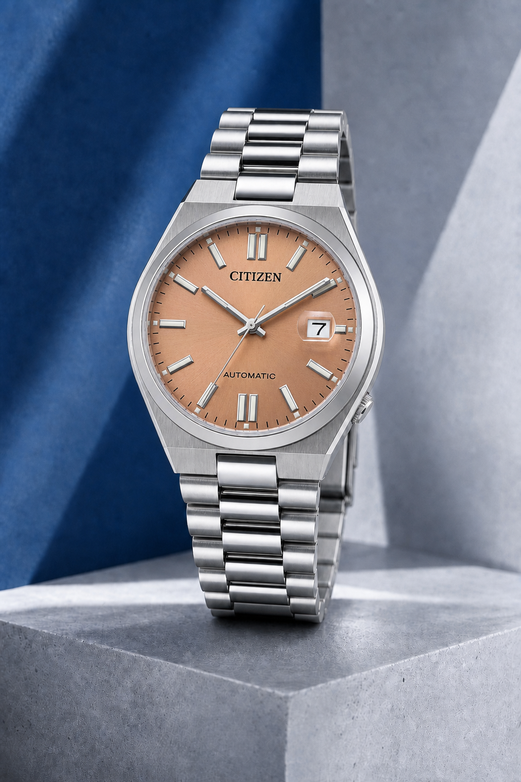 Citizen TSUYOSA Salmon Dial Automatic NJ0158-89Y 40mm Watch