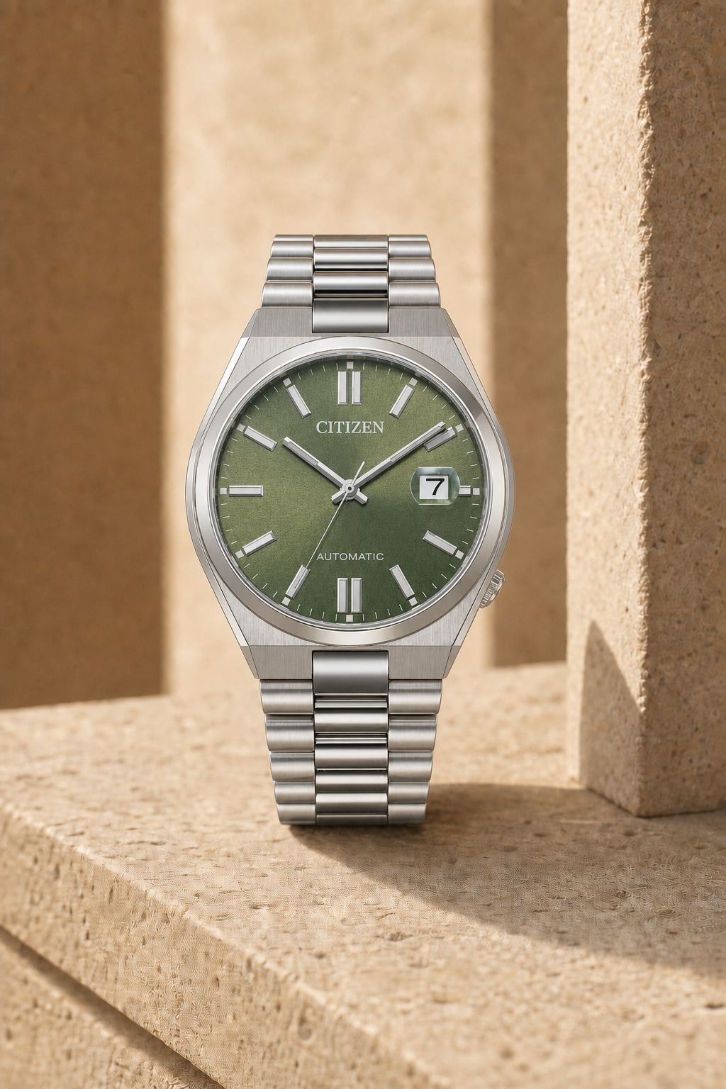 Citizen TSUYOSA Olive Green Dial Automatic NJ0158-89Z 40mm Watch