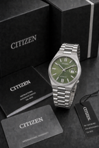 Citizen TSUYOSA Olive Green Dial Automatic NJ0158-89Z 40mm Watch