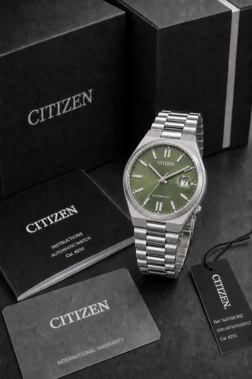 Citizen TSUYOSA Olive Green Dial Automatic NJ0158-89Z 40mm Watch