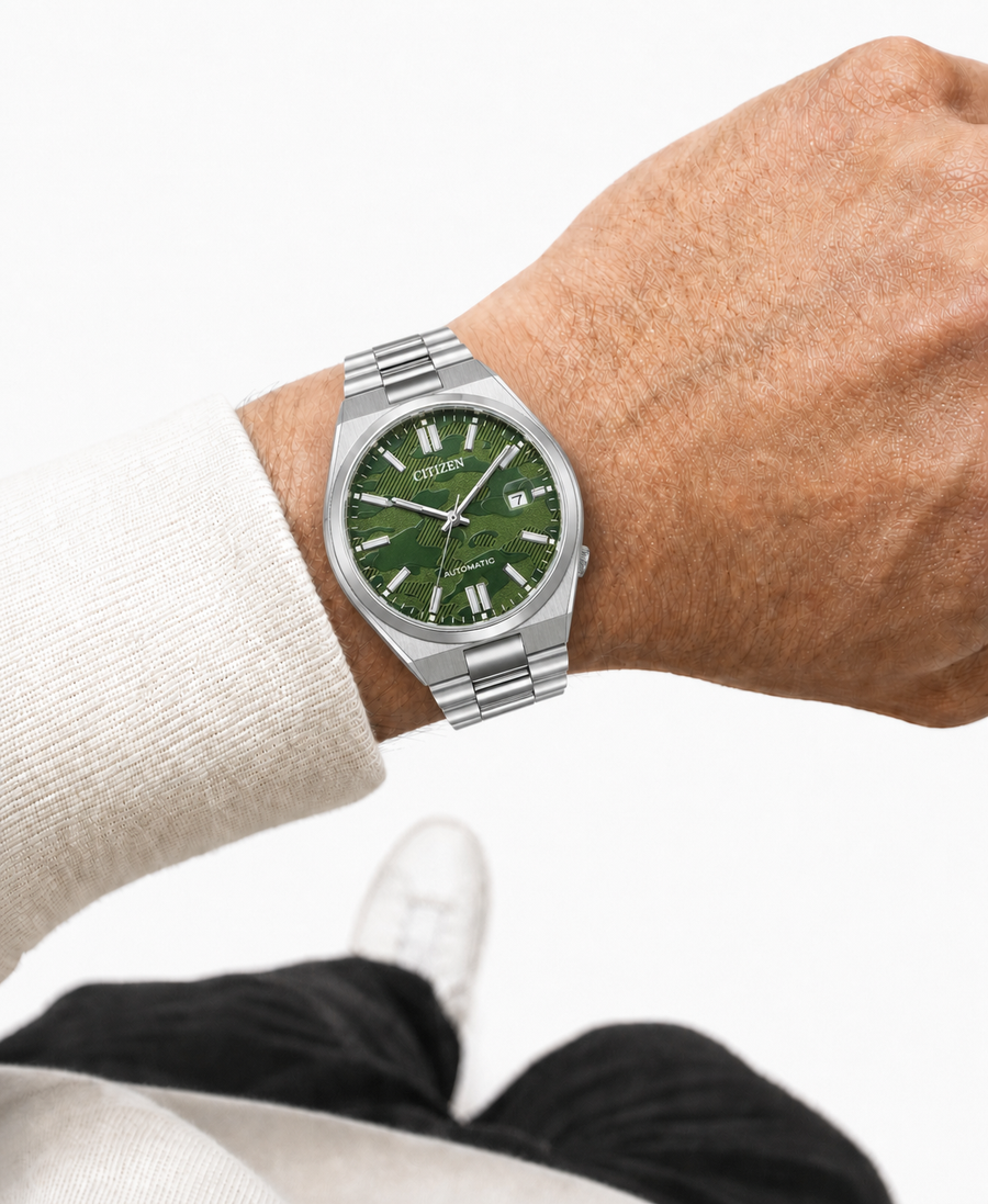 Citizen TSUYOSA Olive Green Dial Automatic NJ0159-86X 40mm Watch