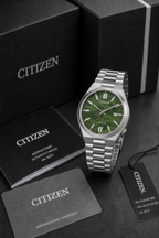 Citizen TSUYOSA Olive Green Dial Automatic NJ0159-86X 40mm Watch