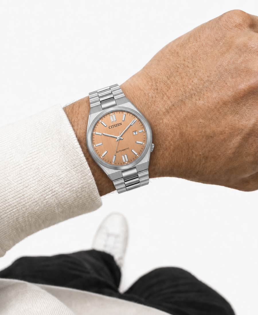 Citizen TSUYOSA Salmon Dial Automatic NJ0159-86Z 40mm Watch