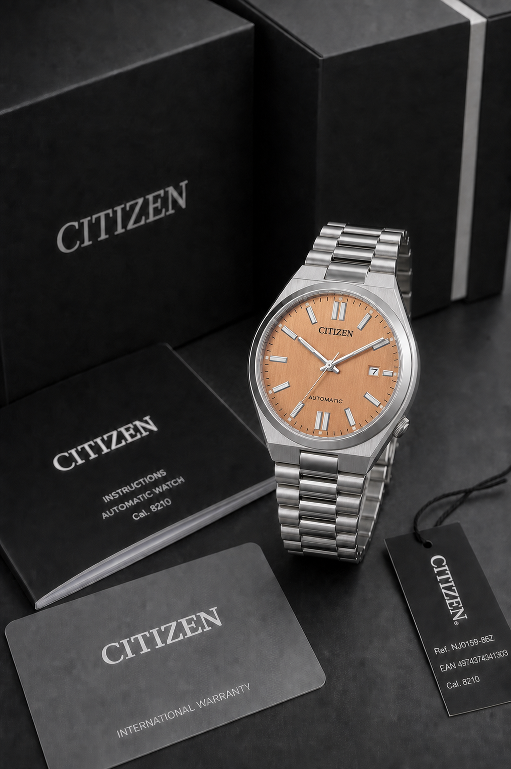 Citizen TSUYOSA Salmon Dial Automatic NJ0159-86Z 40mm Watch