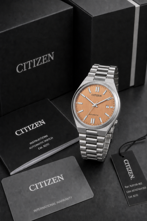 Citizen TSUYOSA Salmon Dial Automatic NJ0159-86Z 40mm Watch