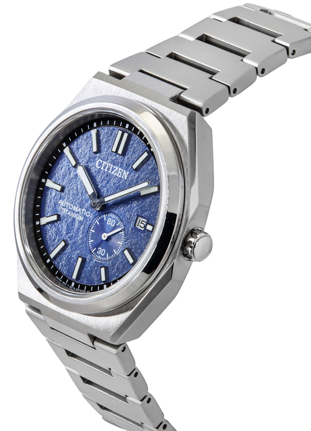 Citizen Zenshin Super Titanium Blue Dial Automatic NJ0180-80L 100M Men's Watch