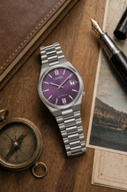 Citizen NJ0200-50W automatic watch styled on a classic travel desk