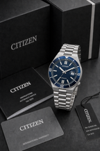 Citizen NJ0230-59L automatic watch with official Citizen box and warranty documents