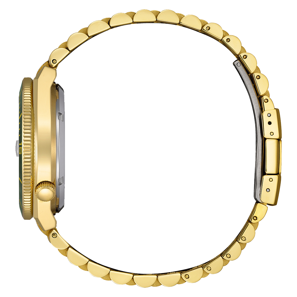 Citizen TSUYOSA Shore Goldfarben Grünes Zifferblatt Automatik NJ0232-53X 40mm Uhr