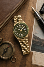 Citizen NJ0232-53X automatic watch styled on a classic travel desk