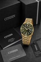 Citizen NJ0232-53X automatic watch with official Citizen box and warranty documents