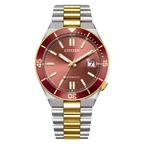 Citizen TSUYOSA Shore Bicolor Weinrot Zifferblatt Automatik NJ0234-58X 40mm Uhr