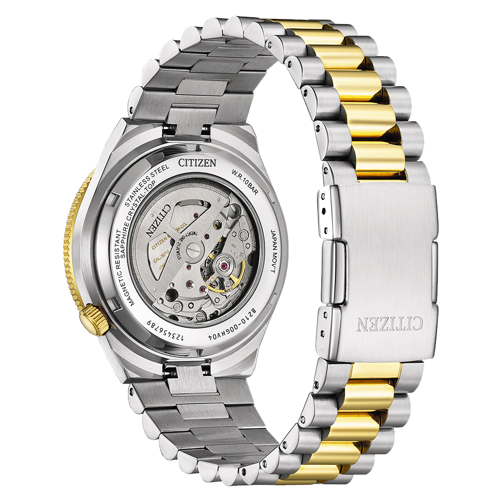 Citizen TSUYOSA Shore Bicolor Weinrot Zifferblatt Automatik NJ0234-58X 40mm Uhr