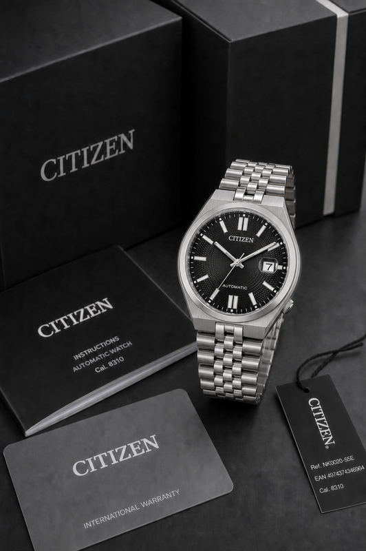 Citizen NK0020-55E automatic watch with official Citizen box and warranty documents