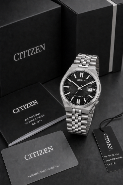 Citizen NK0020-55E automatic watch with official Citizen box and warranty documents