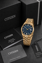 Citizen NK0023-57L automatic watch with official Citizen box and warranty documents