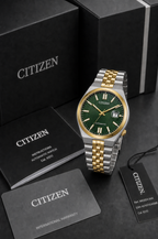Citizen NK0024-54X automatic watch with official Citizen box and warranty documents