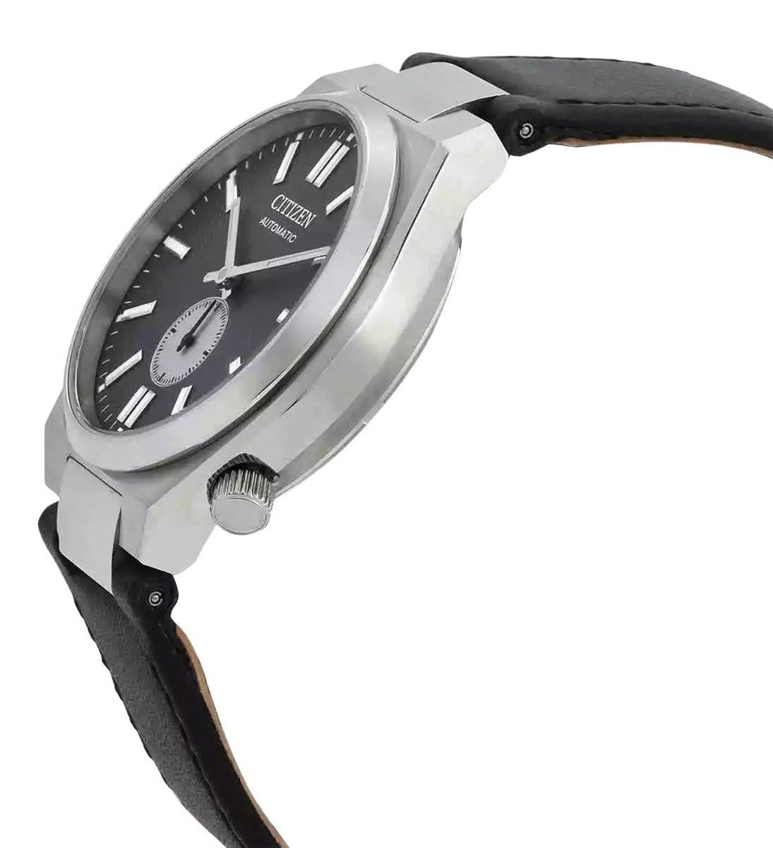 Citizen Tsuyosa Small Second Leather Strap Grey Dial Automatic NK5010-01H Men's Watch