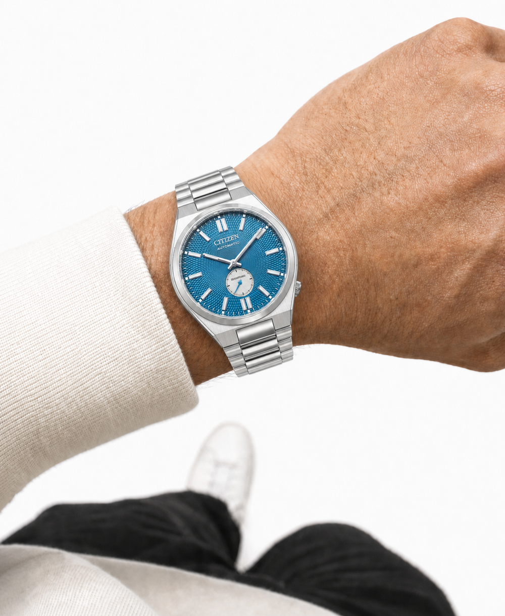 Citizen TSUYOSA Small Second Turquoise Dial Automatic NK5010-51L 40mm Watch