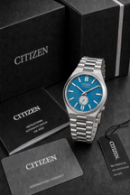 Citizen TSUYOSA Small Second Turquoise Dial Automatic NK5010-51L 40mm Watch