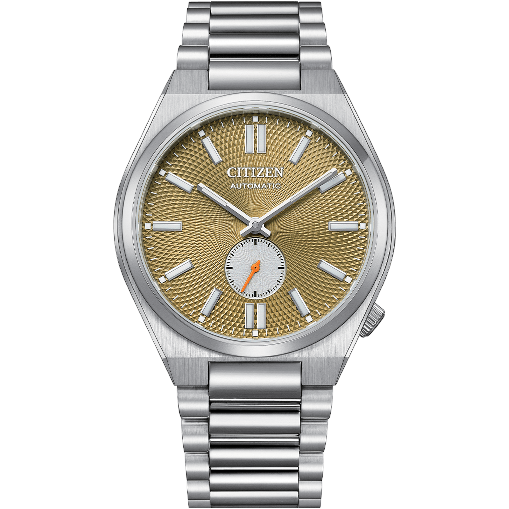 Montre Citizen TSUYOSA petite seconde cadran doré automatique NK5010-51X 40 mm