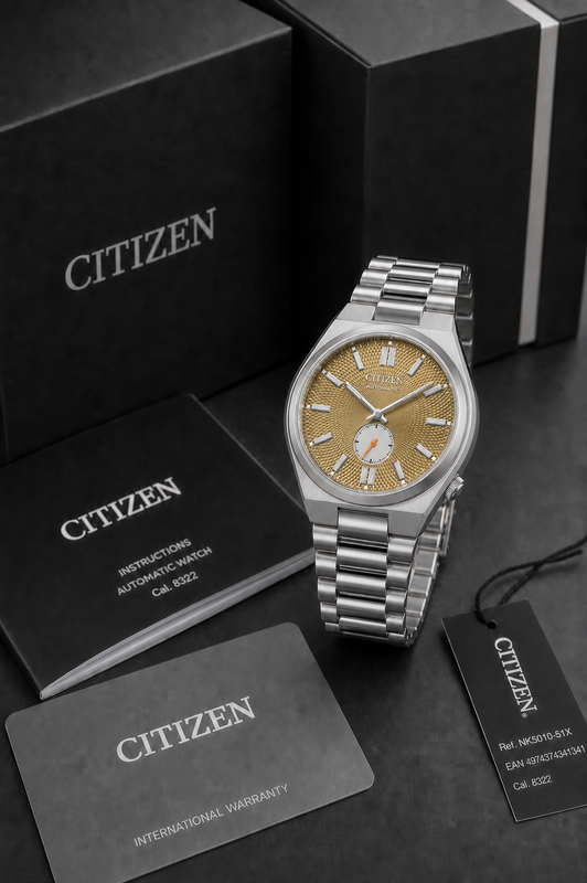 Citizen NK5010-51X automatic watch with official Citizen box and warranty documents