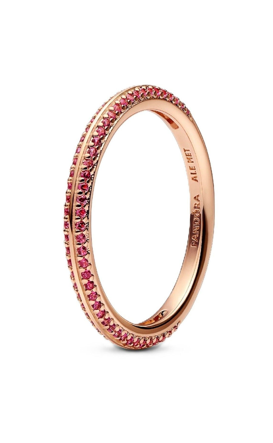 Pandora Me Rot Pavé Ring Mit 14 Karat Roségold Plattiert P-189679C02-54 Für Damen
