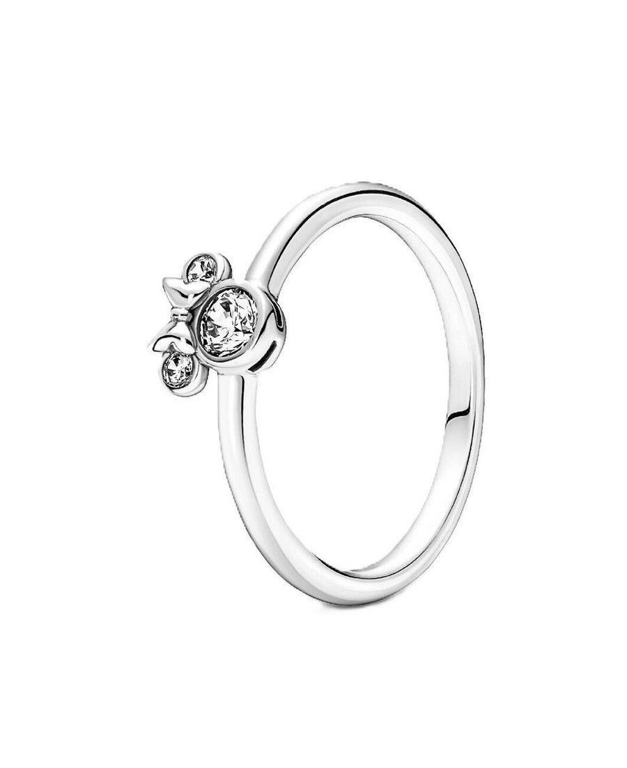 Pandora Disney Minnie Mouse funkelnder Kopfring mit klarem Zirkonia P-190074C01-54 für Damen