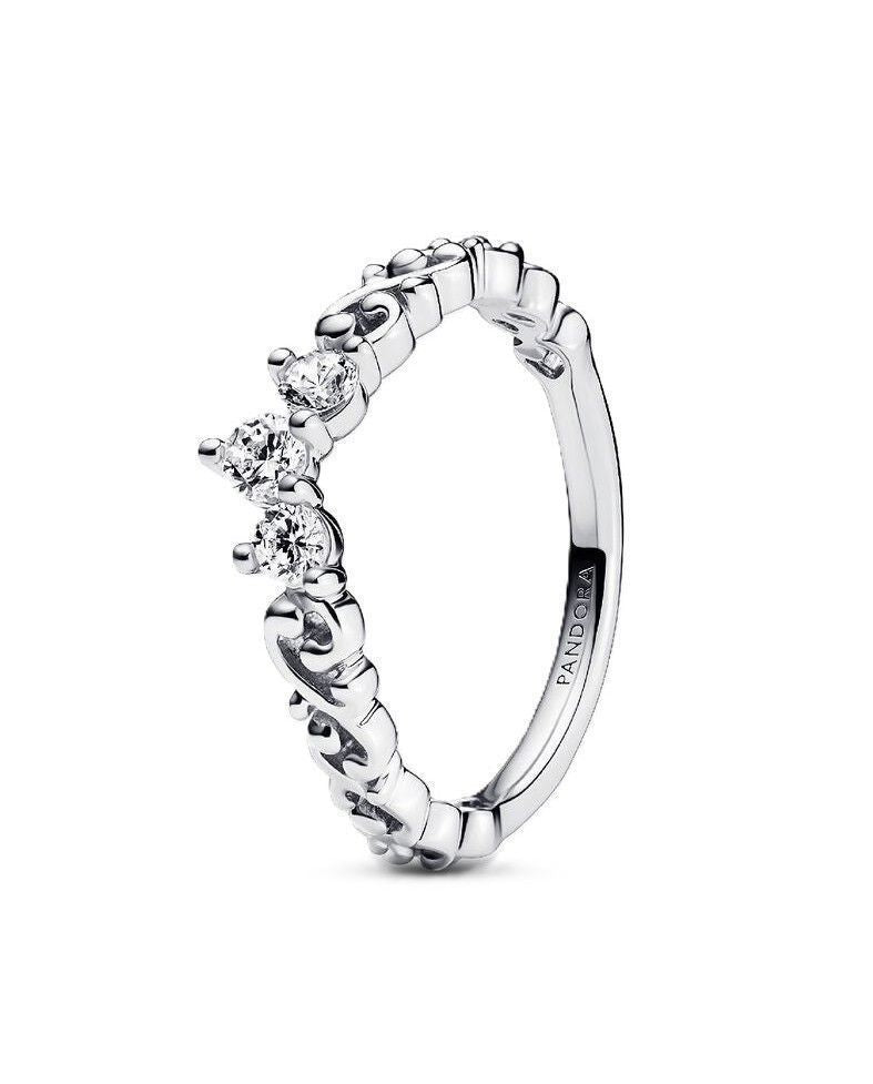 Pandora Regal Swirl Tiara Ring mit klarem Zirkonia P-192232C01-54 für Damen