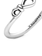 Pandora Infinity Knot Ring With White Sterling Silver P-198898C00-54 For Women