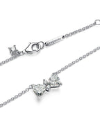 Pandora Sparkling Bow Necklace With Clear Cubic Zirconia P-393509C01-45 For Women