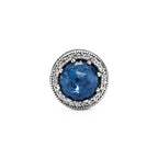 Pandora Radiant Hearts Charm With Blue Crystal And Clear Cubic Zirconia P-791725NMB For Women