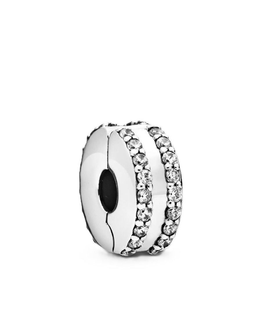 Pandora Charm aus Sterlingsilber mit klarem Zirkonia P-798422C01 für Damen